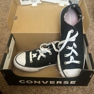 Black/White Converse
